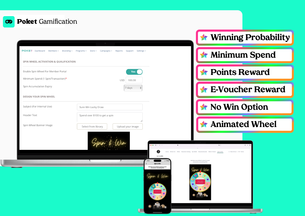 Poket Gamification for loyalty program