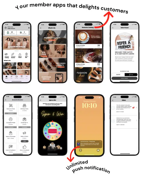 Poket Customer Loyalty App for retail, f&B