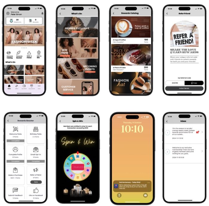 Poket mobile app sample interfaces